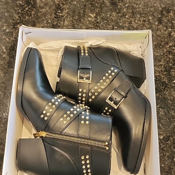 Michael Kors Kara Booties Black Size 7.5 - Picture 1 of 5